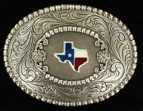 Mfw3756863 Texas Western Oval Belt Buckle Texas Western Texas Belt