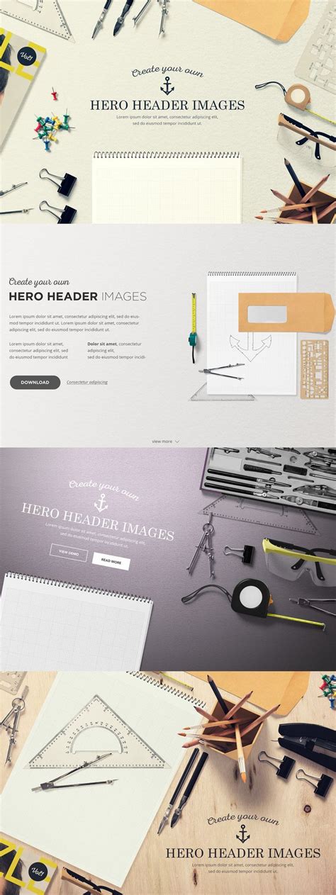 Hero Header Mockups Scene Generator Scene Generator Stationery