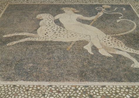 Detail Of Pebble Mosaic Pavement From The Dionysos House Flickr