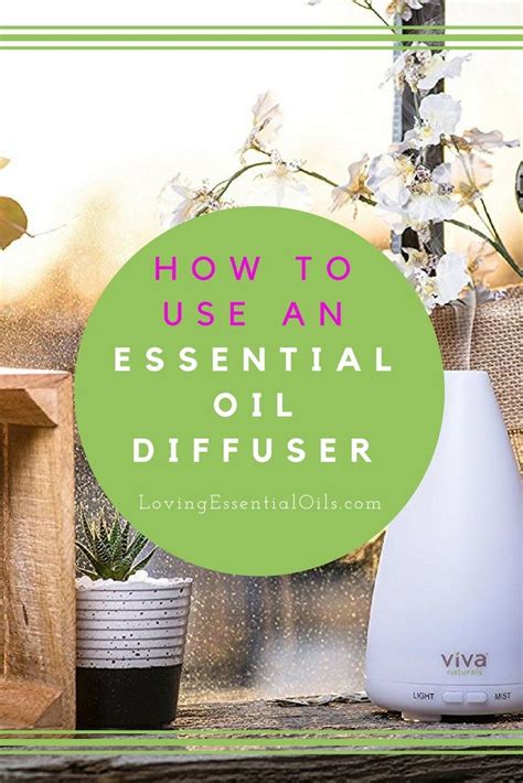 How To Use An Essential Oil Diffuser Like An Expert Recipe