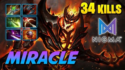 Miracle Epic Shadow Fiend Frags Dota Pro Gameplay Youtube