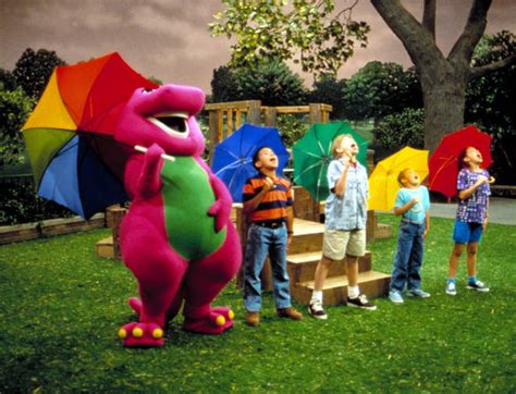 Barney and the kids singing in the rain by CimorelliBarneyElmo6 on ...