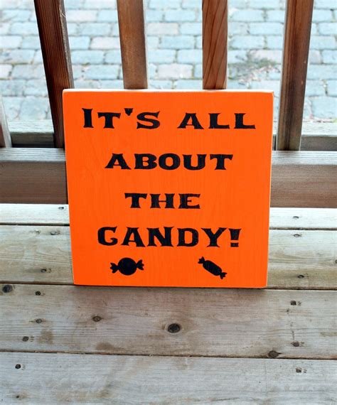 Halloween Wood Sign Funny Halloween Sign It's All About | Etsy