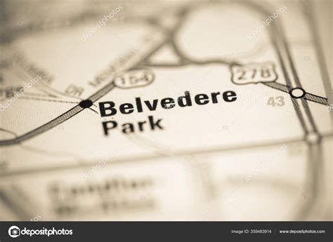 Belvedere Park Map United States America Stock Photo by ©aliceinwonderland2020 359483914