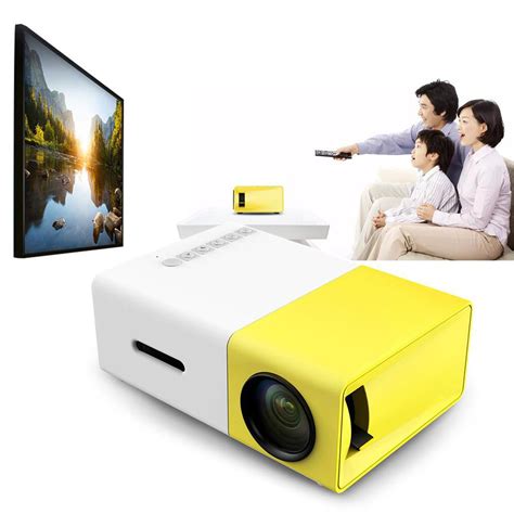 New Original Portable Mini Yg Led X Pixels Projector