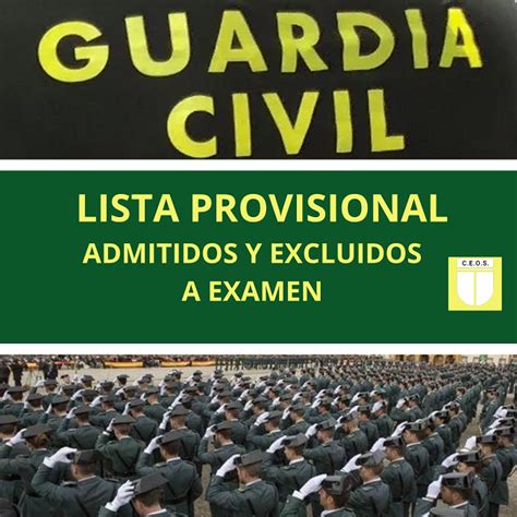 Listado Provisional Convocatoria Ingreso Guardia Civil 2023 Academia De Oposiciones En