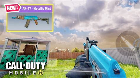 NEW AK 47 METALLIC MIST GAMEPLAY In CALL OF DUTY MOBILE CRESCENT