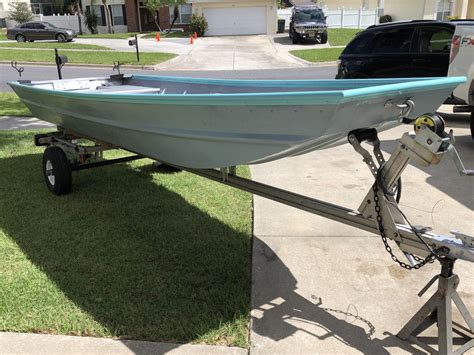 Alumacraft Flat Bottom Jon Boat For Sale In Clermont Fl Offerup