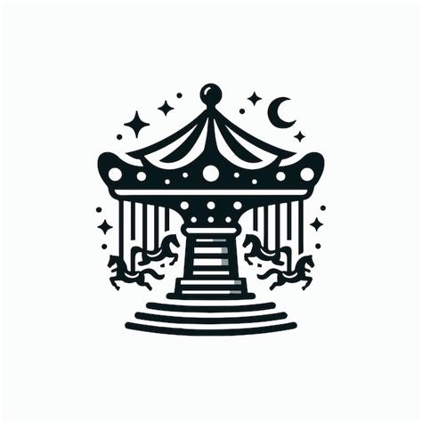 Carousel Logo Premium Ai Generated Vector