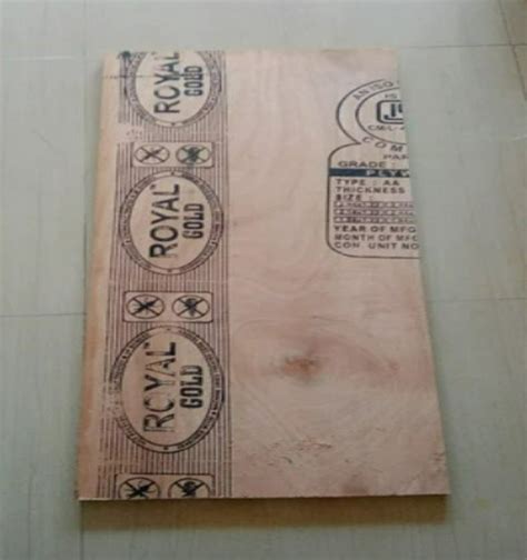 12 Mm Royal Gold Plywood For Furniture 8 X4 Ft At Rs 65 Square Feet