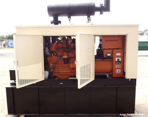 Used Generac 100 Kw Diesel Generator Set Model 97a04577 S Sn 20365