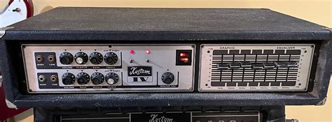 Kustom Vintage Kustom Iv Bass Amp Head Black Reverb