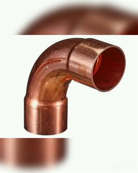 Visiaro Copper Elbow Pipe Fittings Degrees Inner Dia