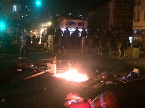 G1 Rio tem confusão em protesto contra aumento das tarifas de