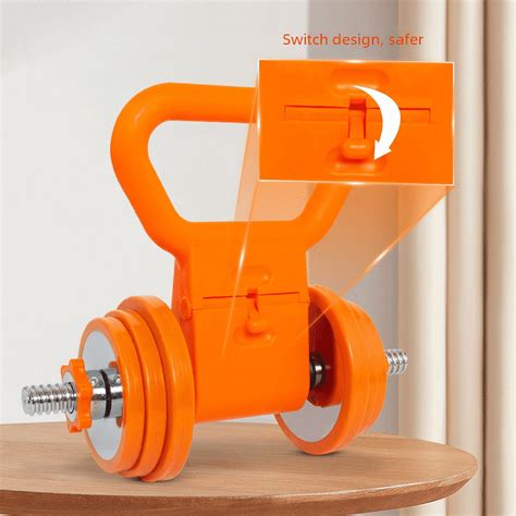 Fitness kettlebell dumbbell grip single hole dumbbell portable dumbbell