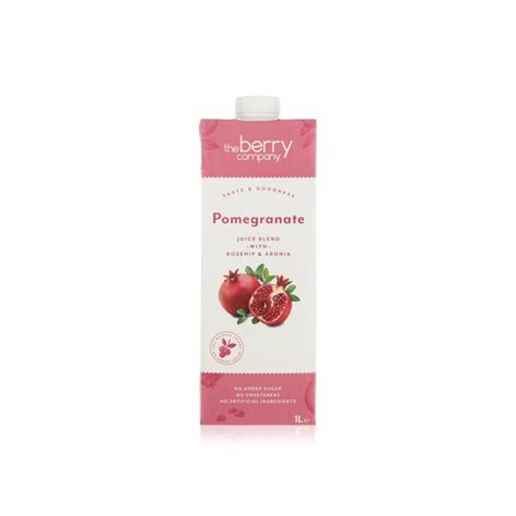 The Berry Company Pomegranate Juice Drink No Added Sugar 1 Litre