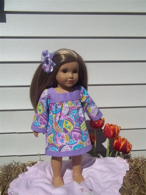 Inch Doll Easter Dress With Matching Hair Bow Etsy Inch Doll