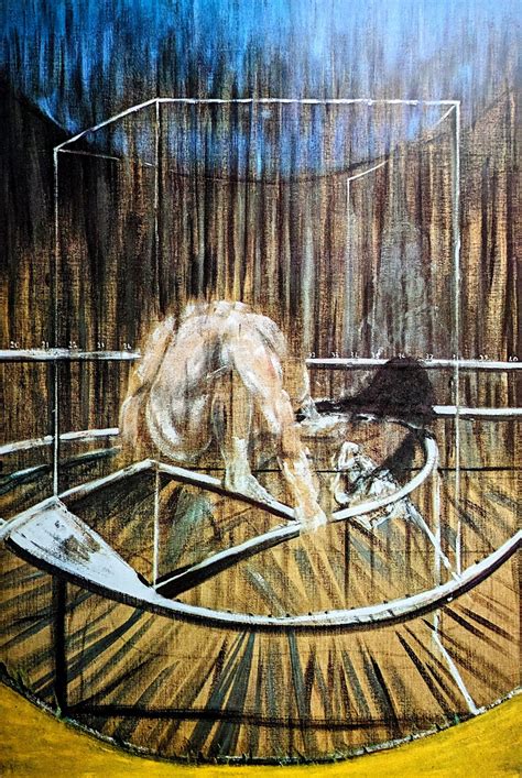 Francis Bacon Study For Crouching Nude Oil On Canvas Collection
