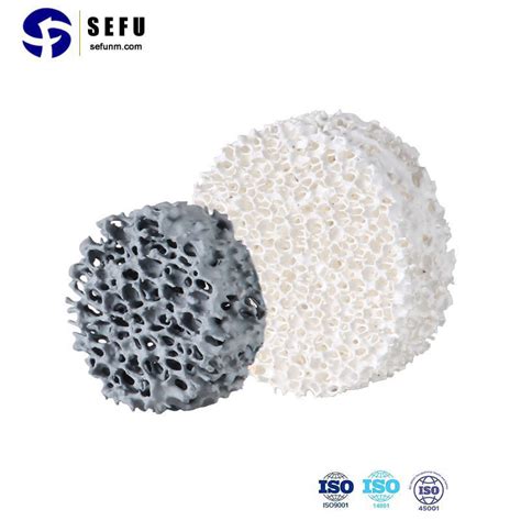 Custom Porous Ceramics Silicon Carbide Alumina Zirconia Ceramic Foam