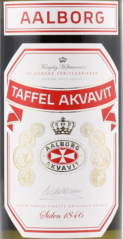 Aalborg Taffel Aquavit Spirituose Aus D Nemark Im Shop