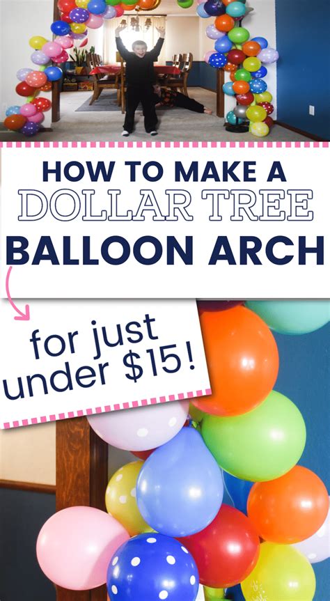 Dollar Tree Balloon Arch DIY Tutorial 2023 - Clarks Condensed