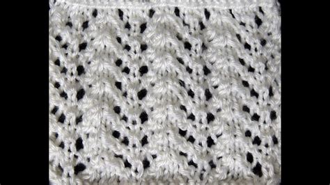 Dos Agujas Punto Calado #6 - YouTube