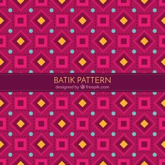 Free Vector | Pattern of batik geometric shapes