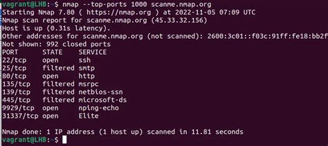 Scanning All or Specified Ports With Nmap