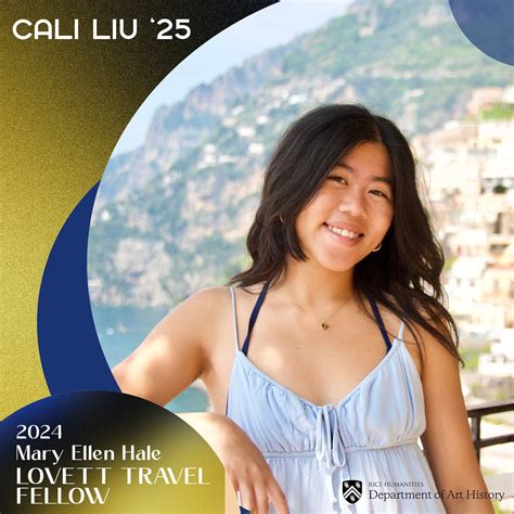 Student Spotlight: Cali Liu '25 | 2024 Mary Ellen Hale Lovett Travel