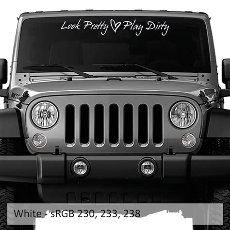 Jeep Windshield Decal Etsy