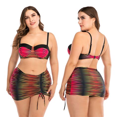 Piece Sets Swimsuit Bathing Suits Sexy Bikini Plus Size Swimwear Beachwear For Woman Swim