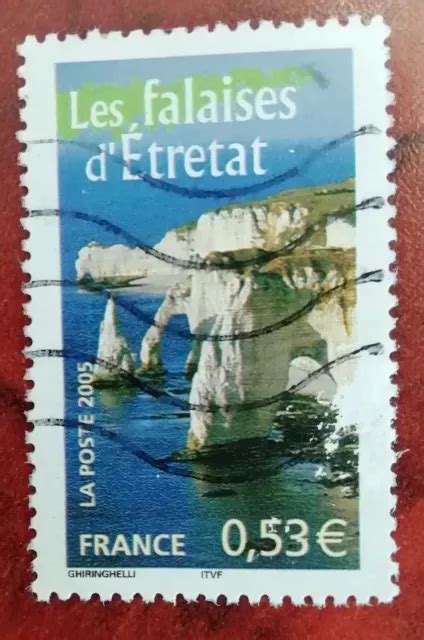 TIMBRE LES FALAISES D etretat Portraits De Régions N 6 La France À