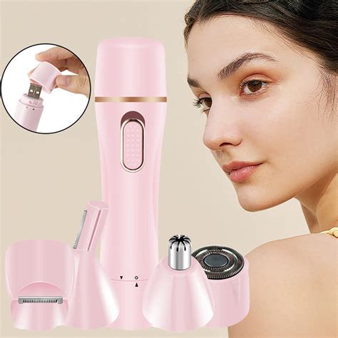 Tiifswhs Women S Brow Trimmer And Facial Epilator Eyebrow Shaver And Facial Epilator Usb