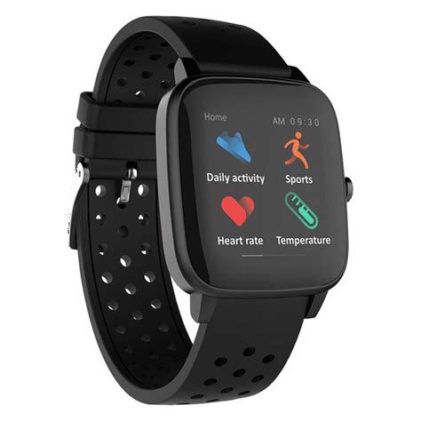 Smart Watch with Dynamic Heart Rate, Temperature, Blood Oxygen, and ...