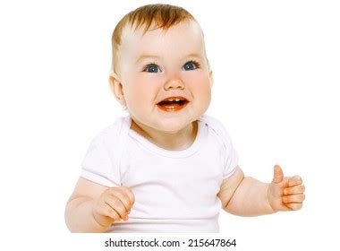 Beautiful Cute Baby Smiling Stock Photo 215647864 | Shutterstock