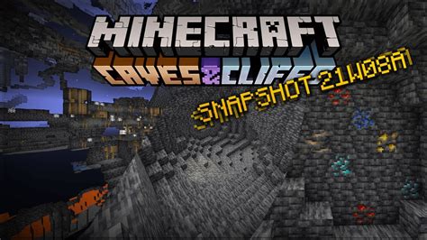 Minecraft Snapshot W A Deepslate Stone Ores Youtube