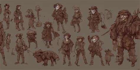 Pumuckl Character Sheet Concept Design Contrast Stable Diffusion