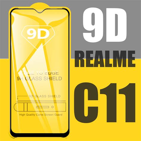 Защитное стекло для Realme C11 / для Реалми С11 / 21D на весь экран ...