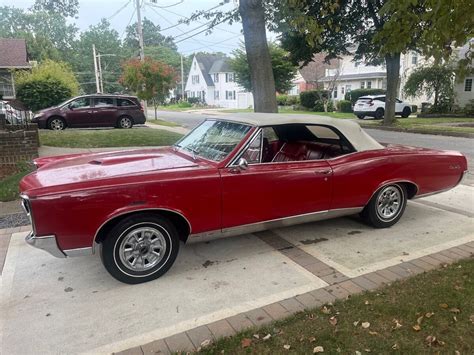 1967 Pontiac GTO Convertible Red RWD Manual GTO - Classic Pontiac GTO 1967 for sale