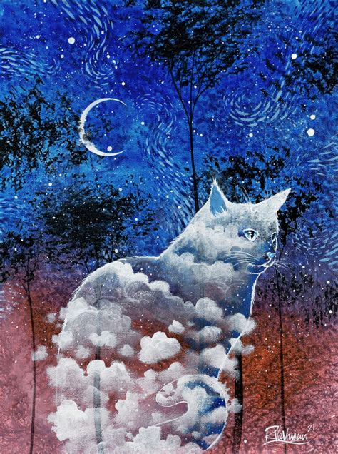 Mago Merlin Night Art Photo Story Cat Friendly Beautiful Cats Cat Photo Cat Art Art