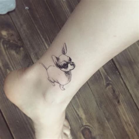 Chihuahua Silhouette Tattoo - Pets Lovers