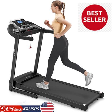 [ Us In Stock] Smart Electric Folding Treadmill Easy Assembly Fitness