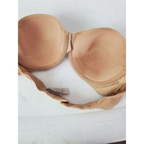 Victoria S Secret Lined Strapless Nude Beige Straples Gem