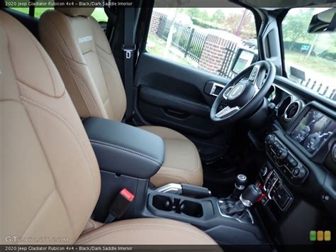 Blackdark Saddle Interior Front Seat For The 2020 Jeep Gladiator