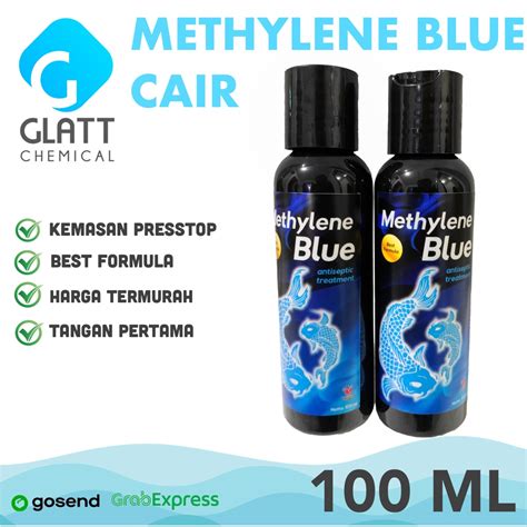 Jual Methylene Blue Plus Cair Ml Obat Ikan Biru Cupang Bukan