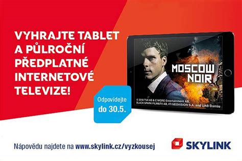 Vyhrajte tablet a půlroční předplatné od SKYLINKU PR Deník