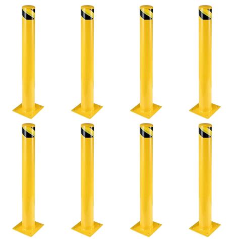 Safety Bollard Towallmark 8 Packs 36 Inch Height