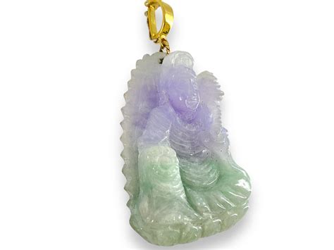 Lot Carved Jade Stone Pendant