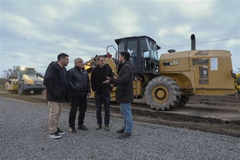 En San Pedro Katopodis recorrió las obras de la Ruta Provincial 1001