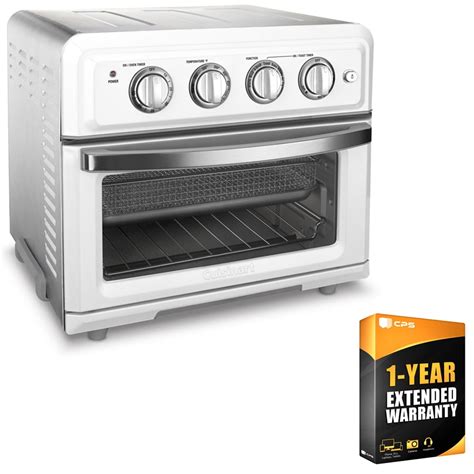 Cuisinart Toa 60w Convection Toaster Oven Air Fryer With Light White Bundle Wtih 1 Year Extended